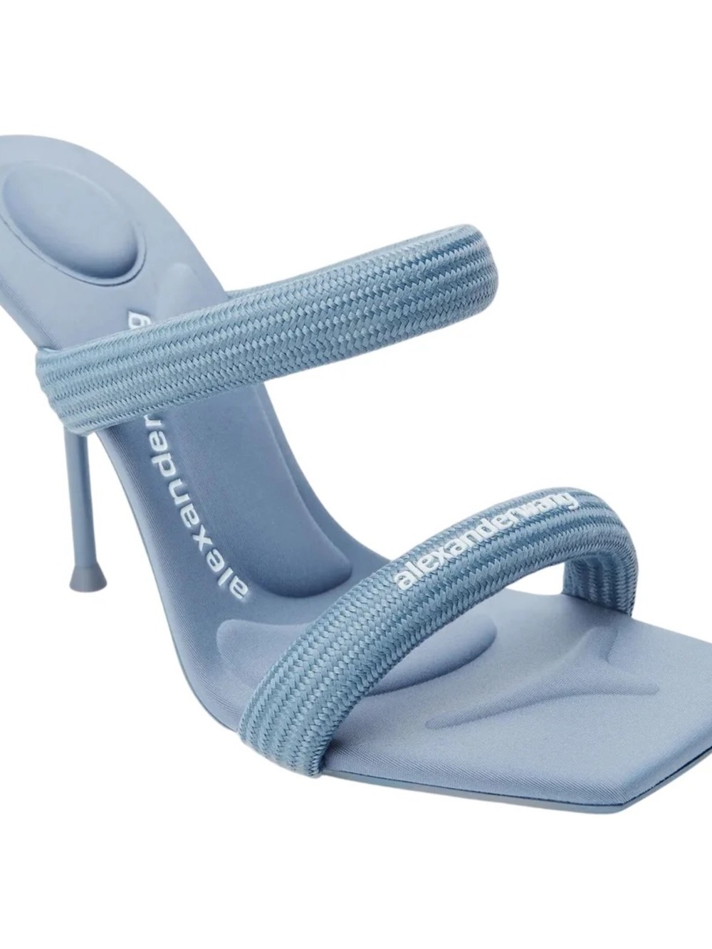 Alexander Wang Blue Julie Tubular Heels